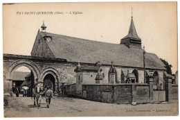 CPA 60 - FAY-SAINT-DENIS (Oise) - L'Eglise (petite Animation)- Ed. Vandenhove - Other & Unclassified