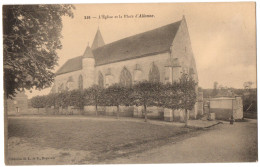 CPA 60 - ALLONNE (Oise) - 216. L'Eglise Et La Place D'Allonne- Ed. D. L. Et P. - Other & Unclassified