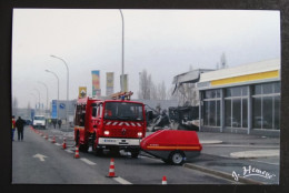 CHOLET Incendie Renault Bd Du Poitou Pompiers 2004 Numérotée 34/100 - Cholet