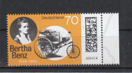 Deutschland BRD **  3829 Berta Benz   Neuausgabe 2.5.2024 - Unused Stamps