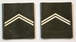 Militaria-BE-Terre-insigne De Grade-épaulette_OR3_caporal_chevrons_D - Landmacht