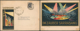 N°285 Sur Lettre Illustrée (Sarrasani, Cirque, Circus) Expédié De Antwerpen + Cachet Spécial (Sarras) > Bruxelles. - 1929-1937 Leone Araldico