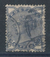 GB  N°76 Victoria  1/2p Ardoise De 1883-84 - Usados