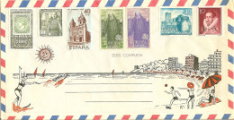 TIMBRES ESPAGNE NEUFS SUR ENVELOPPE PAS AFFRANCHIS SERIE COMPLETE ETAT SUPERBE - Other & Unclassified