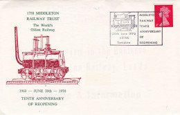 GB Engeland 1970 Middleton Railway Trust World's Oldest Railway - Eisenbahnen