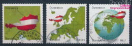 Österreich 3005I-3007I (kompl.Ausg.) Gestempelt 2012 Karten (10404061 - Oblitérés