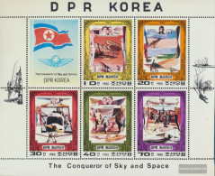 North-Korea 1997-2001A Sheetlet (complete Issue) Unmounted Mint / Never Hinged 1980 The Conquest Of Sky - Korea, North