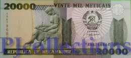 MOZAMBIQUE 20000 ESCUDOS 1999 PICK 140a UNC - Mozambico