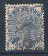 GB  N°76 Victoria  1/2p Ardoise De 1883-84 - Oblitérés