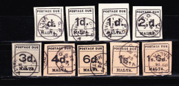 STAMPS=MALTA-1925-PORTO-USED-SEE-SCAN-COTE-200-EURO - Malta