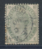 GB  N°81 Victoria  4p Vert De 1883-84 - Gebraucht