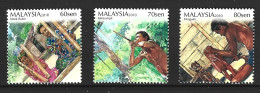 MALAISIE. N°1438-40 De 2010. Aborigènes. - Malaysia (1964-...)