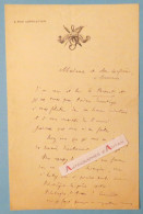 ● L.A.S Albin VALABREGUE écrivain Philosophe Librettiste Né Carpentras Cercle De La Presse Le Passant Lettre Autographe - Schriftsteller