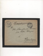 ALLEMAGNE,1917, PRIS.DE GUERRE RUSSE POUR « MOSKAUER HILFSKOMITE FUR KRIEGSGEFANGENE-KOPENHAGEN » DANEMARK,CENSURE - Kriegsgefangenenpost