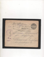 ALLEMAGNE,1917, PRIS.DE GUERRE RUSSE POUR « MOSKAUER HILFSKOMITE FUR KRIEGSGEFANGENE-KOPENHAGEN » DANEMARK,CENSURE - Prisoners Of War Mail
