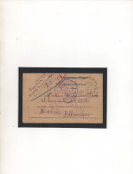 FRANCE,1915,HOPITAL TEMPORAIRE N°39,POITIERS (VIENNE).RARE GRIFFE « CORRESPONDANCE... - Guerre De 1914-18