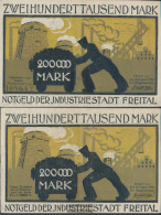 Freital Inflationsgeld The City Freital Used (III) 1922 200.000 Mark - Andere & Zonder Classificatie