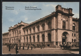 AK Warschau, Reichsbankgebäude  - Polen
