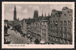 AK Danzig / Gdansk, Langer Markt  - Westpreussen