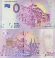 FRD (FR.Germany) Souvenirschein Castle Brunswick Uncirculated 2018 0 Euro Castle Brunswick - Non Classificati