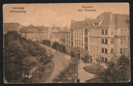 AK Kattowitz, Strassenpartie Am Wilhelmsplatz  - Schlesien