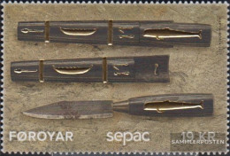 Denmark - Faroe Islands 902 (complete Issue) Unmounted Mint / Never Hinged 2017 Knives - Faroe Islands