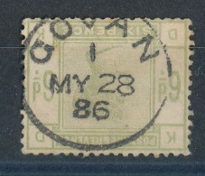 GB  N°83 Victoria 6p Vert De 1883-84 - Oblitérés