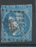 Lot N°83139   N°44-45 Ou 46, Oblitéré PC Du GC 2188 LE MANS(71) - 1870 Uitgave Van Bordeaux