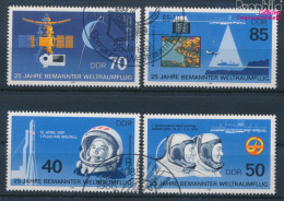 DDR 3005-3008 (kompl.Ausgabe) Gestempelt 1986 Weltraumflug (10405870 - Usados