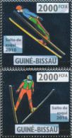 Guinea-Bissau 4698-4699 (complete. Issue) Unmounted Mint / Never Hinged 2010 Ski Jumping - Guinea-Bissau