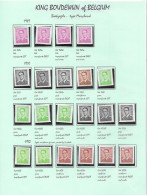 Belgium 1969/1972 Marchand Booklet Stamps (21) - Zie Nota/scan - 1953-2006 Moderni [B]