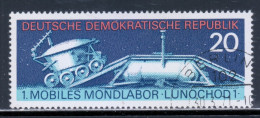 East Germany / DDR 1971 Mi# 1659 Used - Lunokhod 1 On Moon / Space - Europa