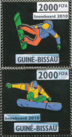 Guinea-Bissau 4692-4693 (complete. Issue) Unmounted Mint / Never Hinged 2010 Snowboarden - Guinée-Bissau