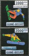 Guinea-Bissau 4692-4693 (complete. Issue) Unmounted Mint / Never Hinged 2010 Snowboarden - Guinea-Bissau