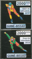 Guinea-Bissau 4684-4685 (complete. Issue) Unmounted Mint / Never Hinged 2010 Eisschnellauf - Guinea-Bissau