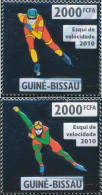 Guinea-Bissau 4682-4683 (complete. Issue) Unmounted Mint / Never Hinged 2010 Eisschnellauf - Guinée-Bissau