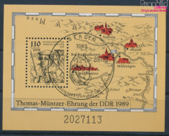 DDR Block97 (kompl.Ausgabe) Ersttagssonderstempel Gestempelt 1989 Thomas Müntzer (10405780 - Gebraucht