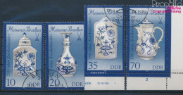 DDR 3241II-3244II (kompl.Ausgabe) Gestempelt 1989 Meißner Porzellan (10405773 - Gebruikt