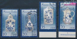 DDR 3241II-3244II (kompl.Ausgabe) Gestempelt 1989 Meißner Porzellan (10405774 - Used Stamps