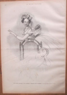 1884  MARIE TAGLIONI  Morte à Marseille ROLE DE SYLPHIDE HISTOIRE DE LA DANSE BALLET ROMANTIQUE POINTE  CHOREGRAPHE - Prenten & Gravure