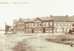 CP  Repro JURBISE : Place De La Gare - Jurbise