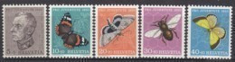 SCHWEIZ  550-554,  Postfrisch **, Pro Juventute 1950, Insekten - Ungebraucht