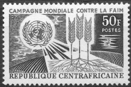 République Centrafricaine Lutte Contre La Faim 1965 XX - Centraal-Afrikaanse Republiek