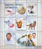Guinea-Bissau 3180-3182 Sheetlet (complete. Issue) Unmounted Mint / Never Hinged 2005 Nobel Laureates -- Medicine - Guinea-Bissau