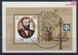 DDR Block101 (kompl.Ausgabe) Ersttagssonderstempel Gestempelt 1990 Fernmeldeunion (10405732 - Used Stamps