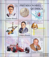 Guinea-Bissau 3177-3179 Sheetlet (complete. Issue) Unmounted Mint / Never Hinged 2005 Nobel Laureates - Chemistry - Guinée-Bissau