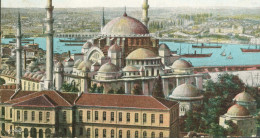 Superrar TURQUIE SALUT DE CONSTANTINOPLE VUE PANORAMIQUE DE LA MOSQUEE SULEYMANIE 7.9.1917 - Turkije