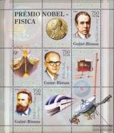 Guinea-Bissau 3174-3176 Sheetlet (complete. Issue) Unmounted Mint / Never Hinged 2005 Nobel Laureates - Physics - Guinea-Bissau