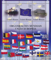 Guinea-Bissau 3167-3169 Sheetlet (complete. Issue) Unmounted Mint / Never Hinged 2005 Mitgliedsflaggen, European Parliam - Guinée-Bissau