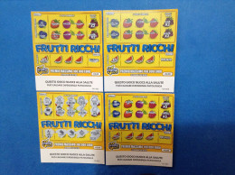 Lotteria 4 Gratta E Vinci Frutti Ricchi - Lottery Tickets